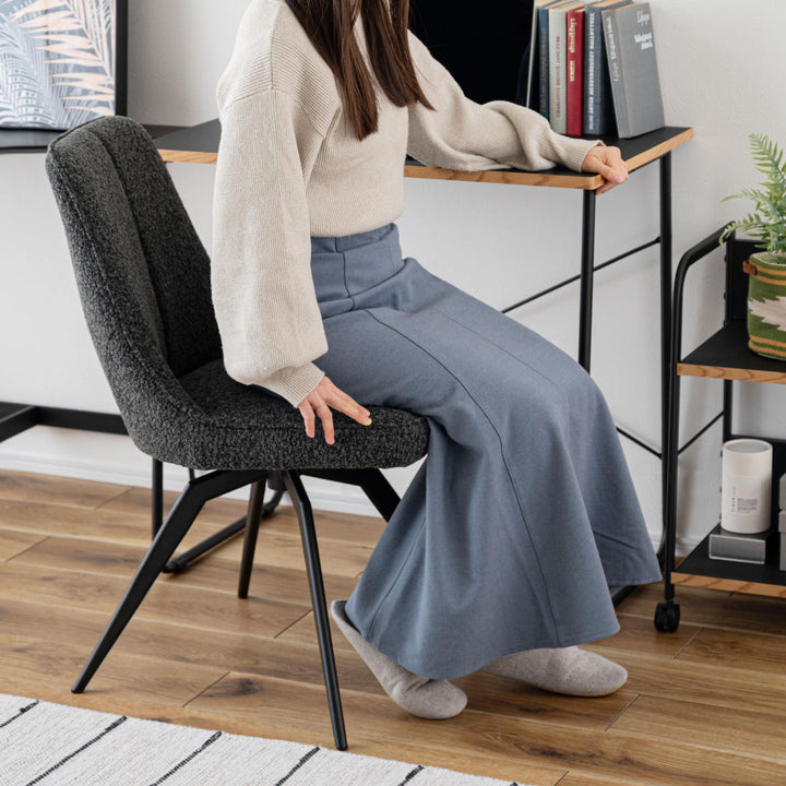 ダイニングチェア座面高49cm回転ファブリック