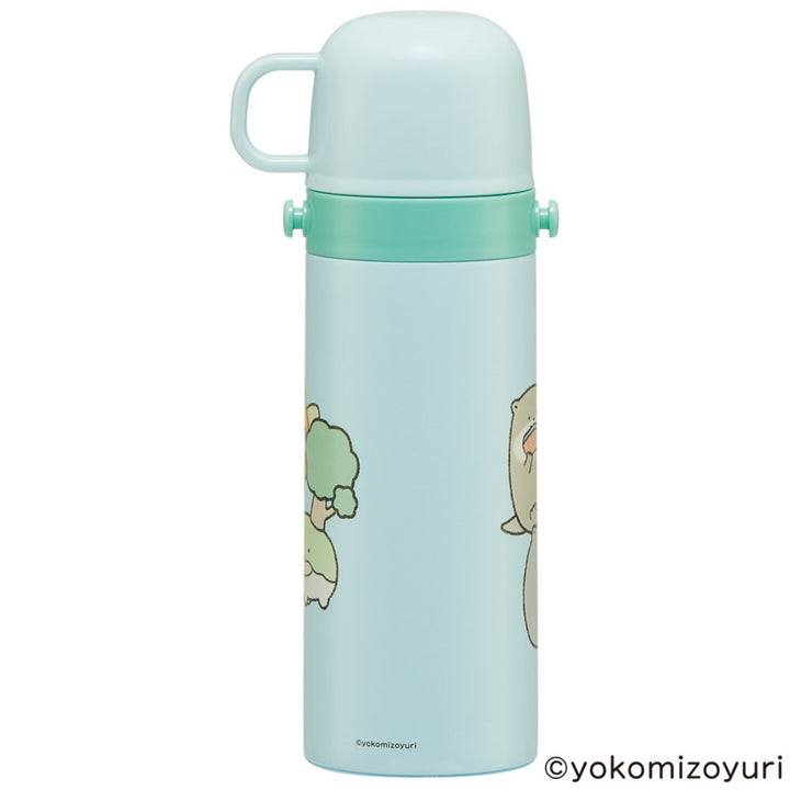 水筒470ml超軽量2WAYステンレスBなんでもいきもの