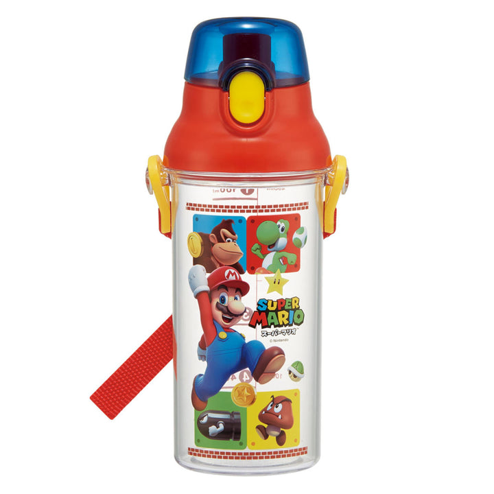 水筒480ml健康クリアマーカーボトルマリオ23