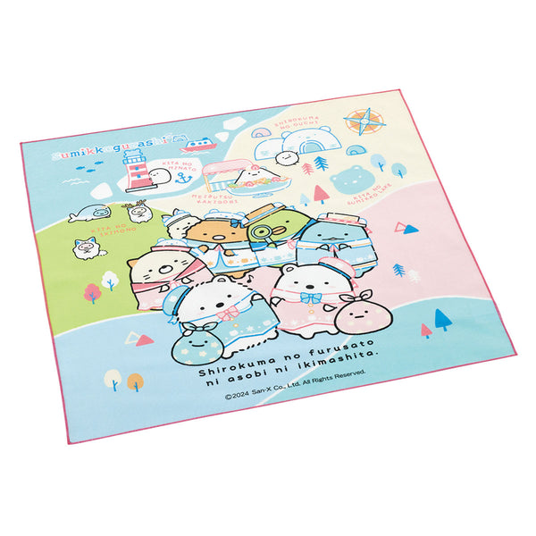 ランチクロス43×43cmすみっコぐらししろくまふるさと