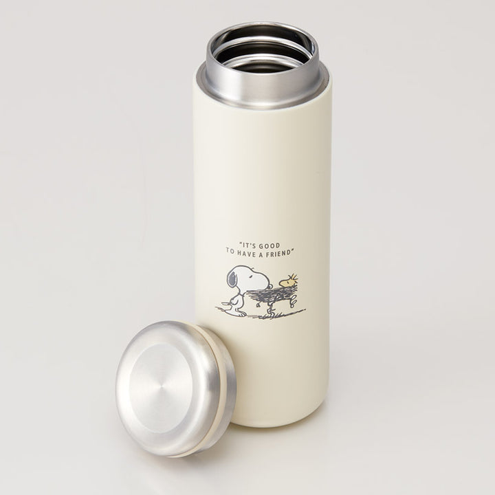 水筒280mlステンレスマグボトルスヌーピーバッジ