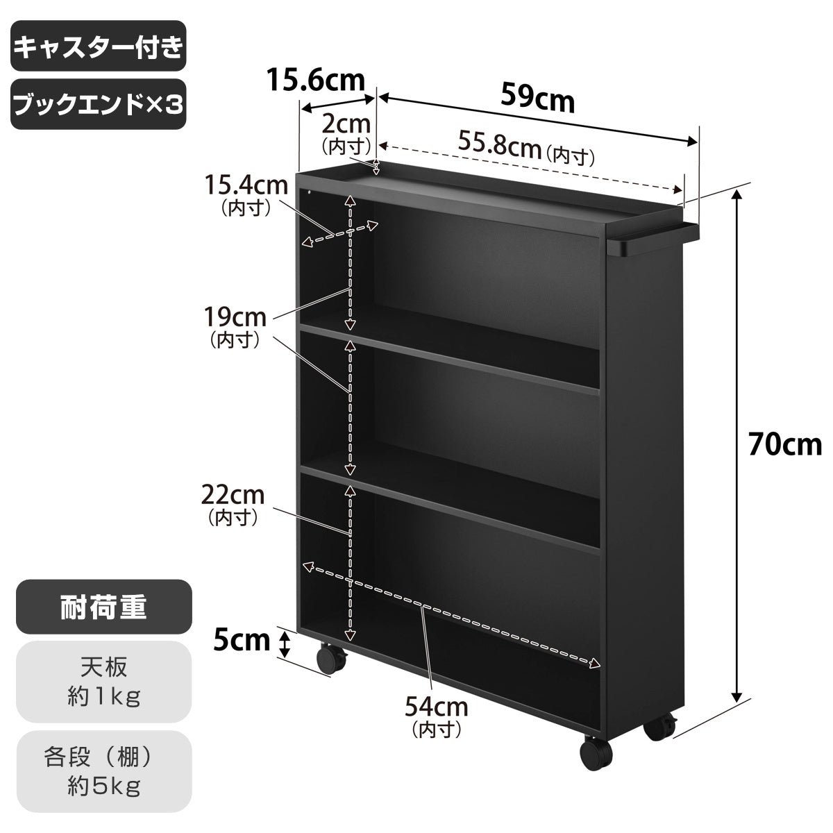 山崎実業 tower ハンドル付き隠せるコミックラック タワー – ハウジー