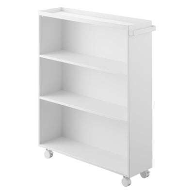 山崎実業 tower ハンドル付き隠せるコミックラック タワー