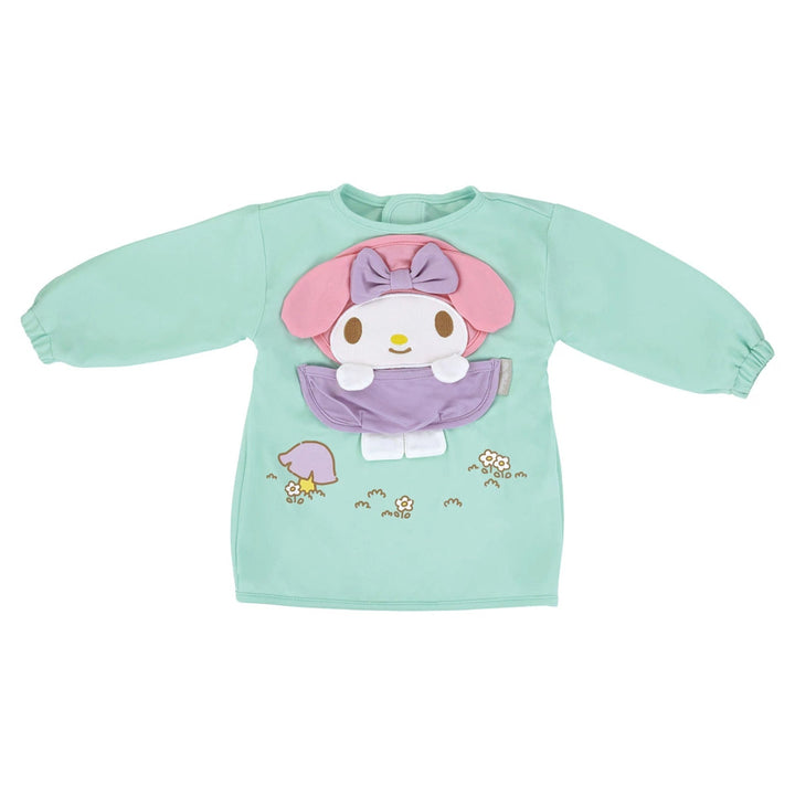 お食事エプロンマイメロディベビーエプロンキャラクターよだれかけ長袖エプロン