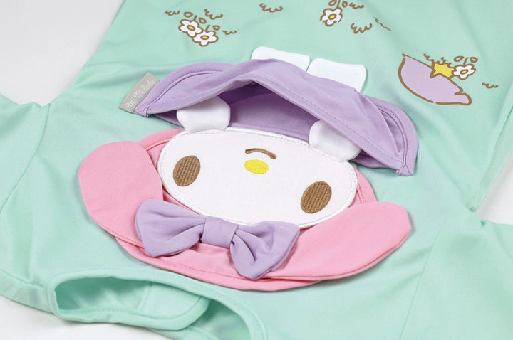 お食事エプロンマイメロディベビーエプロンキャラクターよだれかけ長袖エプロン