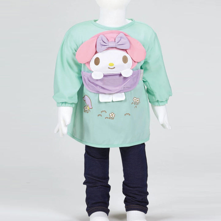 お食事エプロンマイメロディベビーエプロンキャラクターよだれかけ長袖エプロン