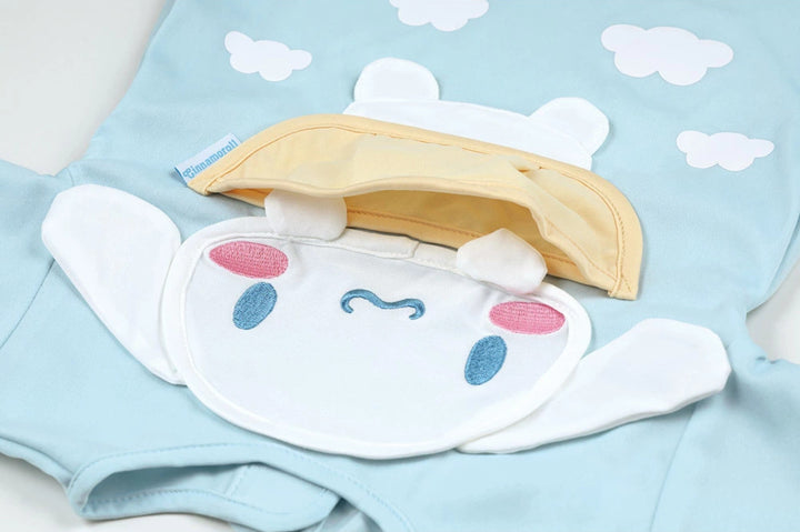 お食事エプロンシナモロールベビーエプロンキャラクターよだれかけ長袖エプロン