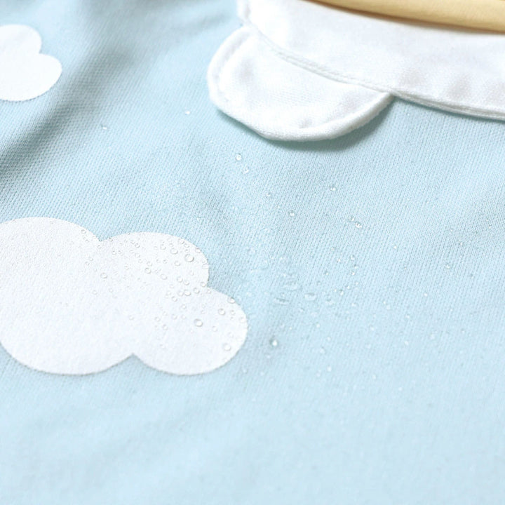 お食事エプロンシナモロールベビーエプロンキャラクターよだれかけ長袖エプロン