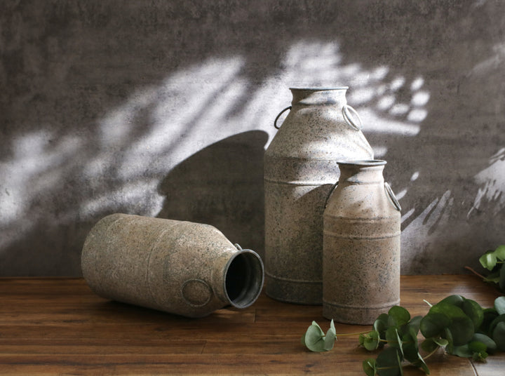 ガーデンオーナメントファーマーミルクカンL