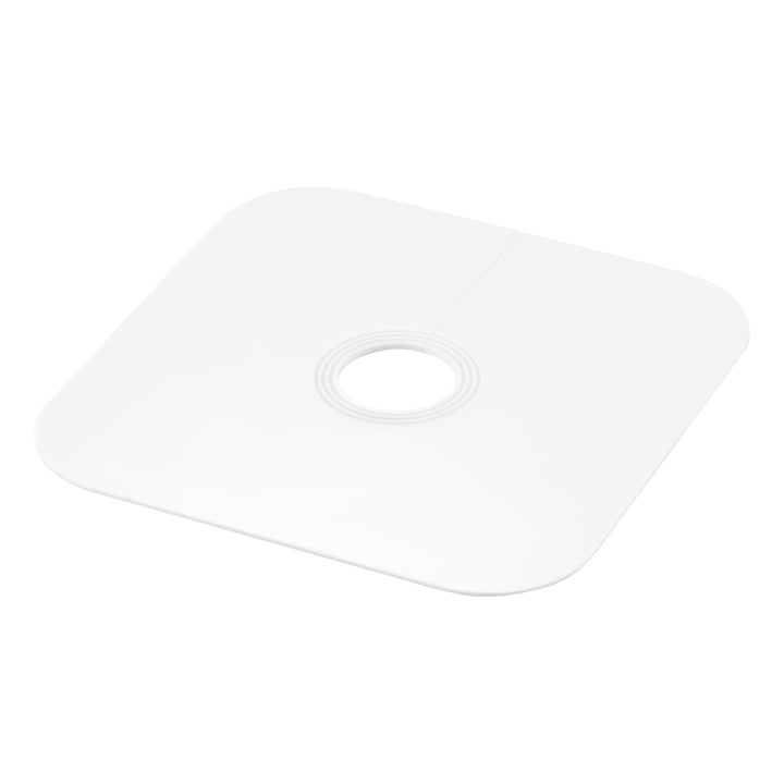 山崎実業plate洗濯機排水トラップホコリ防止カバープレート