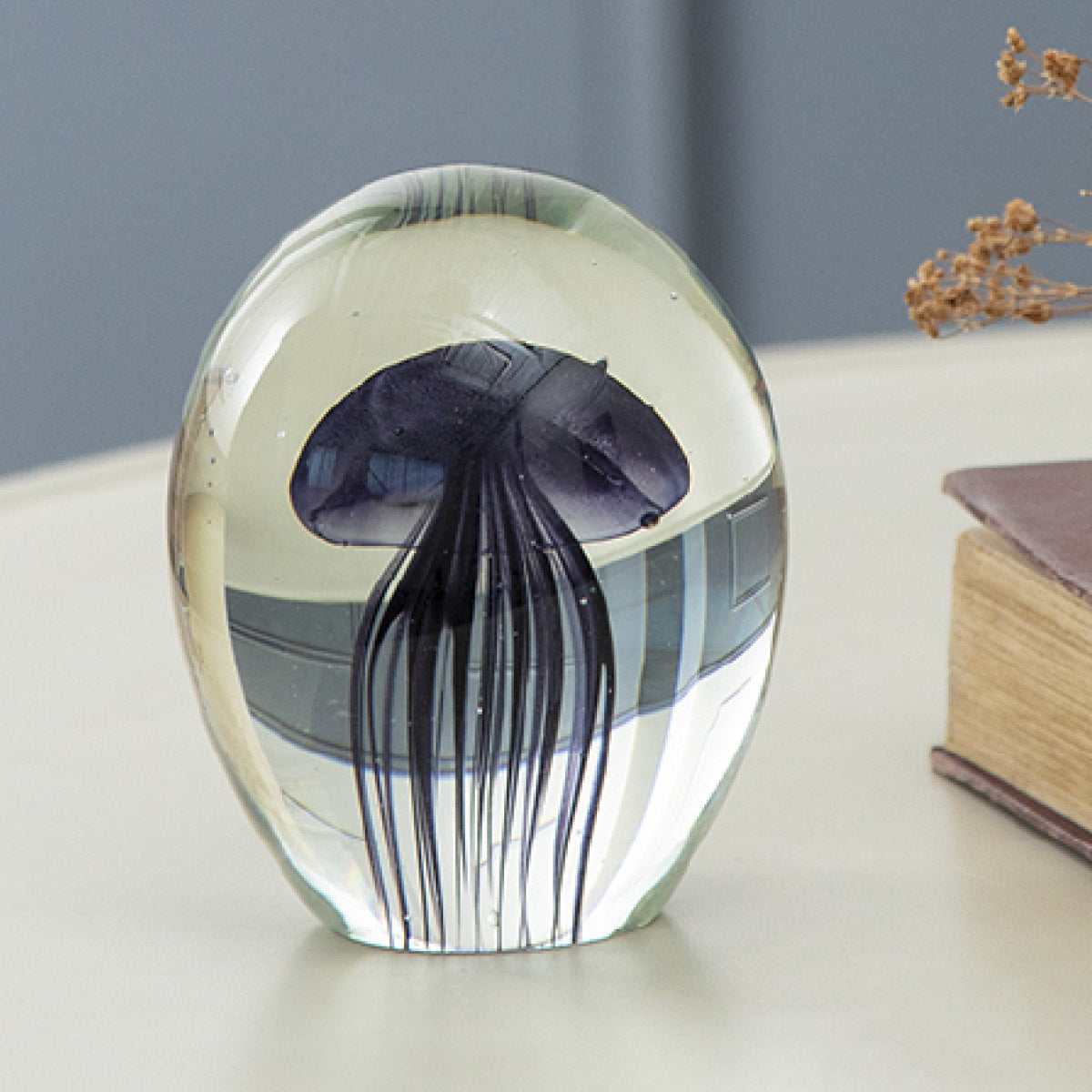 ガラスインテリアオブジェ（Glass interior objects） クラゲ M