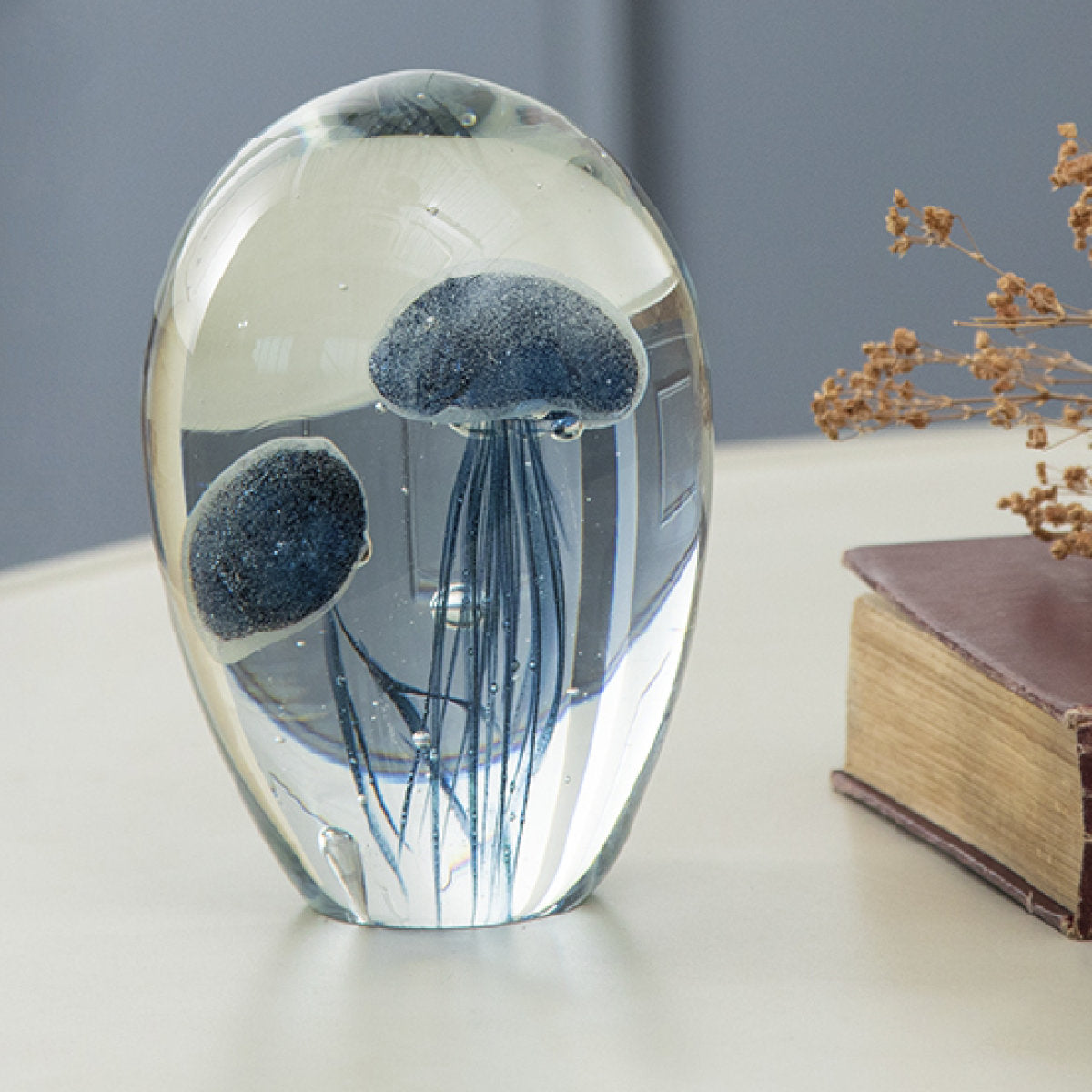 ガラスインテリアオブジェ（Glass interior objects） クラゲ L – ハウジー