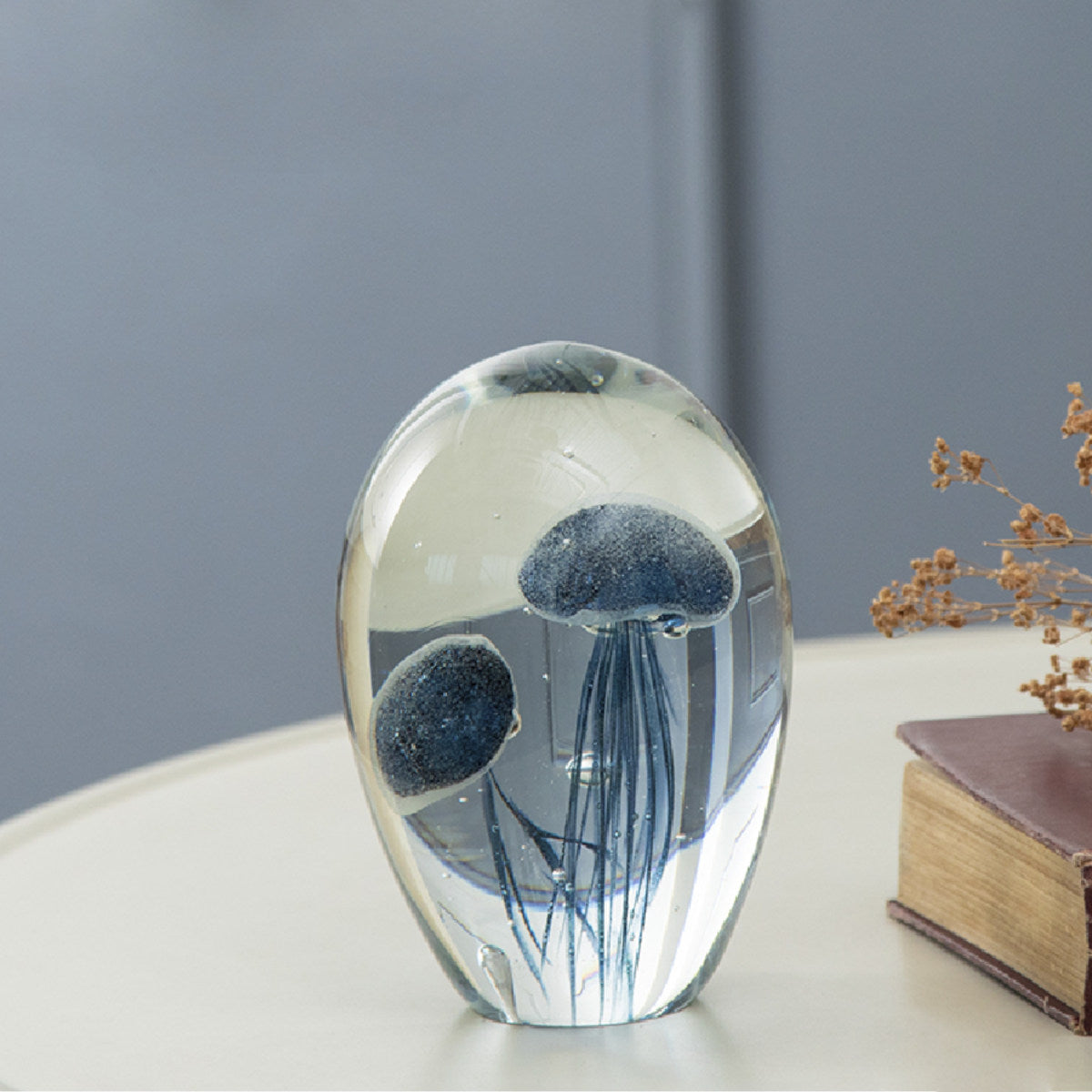 ガラスインテリアオブジェ（Glass interior objects） クラゲ L – ハウジー