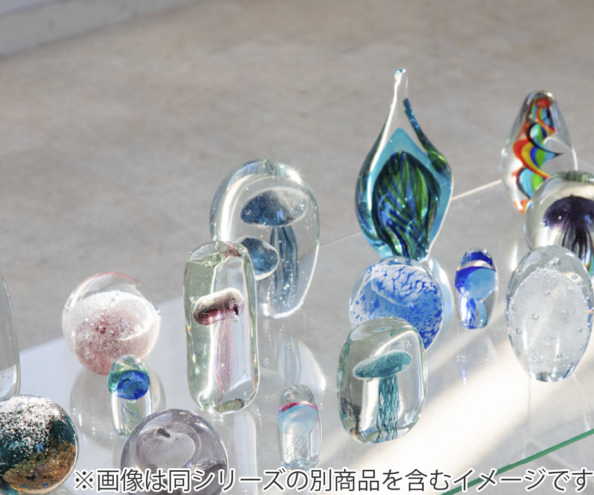 ガラスインテリアオブジェ（Glass interior objects） クラゲ L – ハウジー