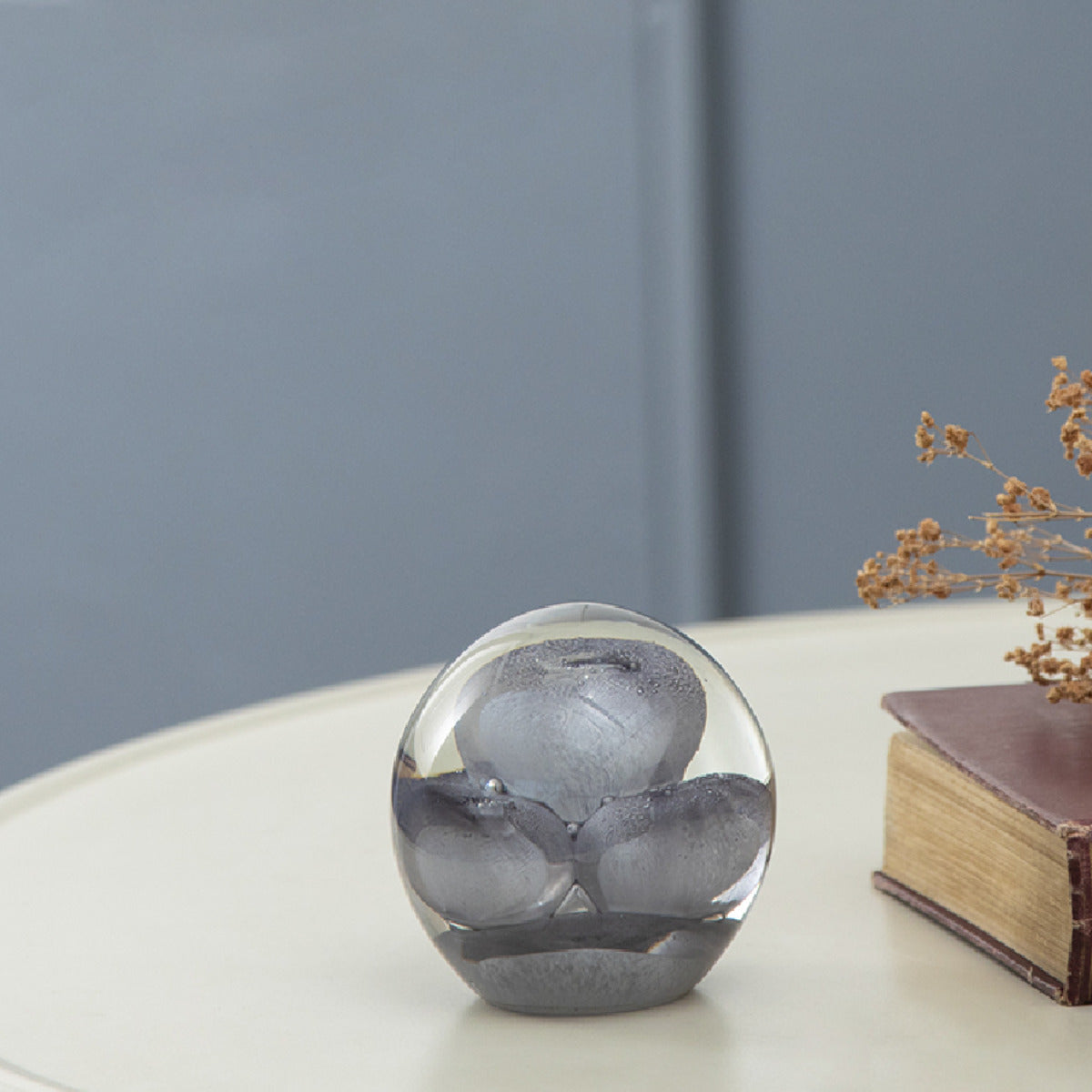 Bohemia Glass オブジェ　気泡入り ガラスインテリアオブジェ（Glass interior objects） 泡 S – ハウジー