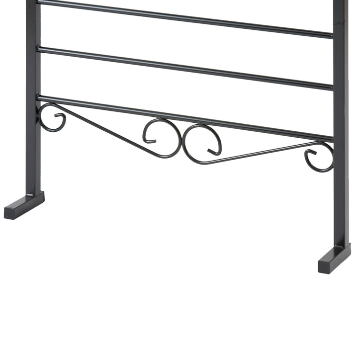 突っ張りラダーラック幅65cmフック4個棚板1枚付きカールデザイン