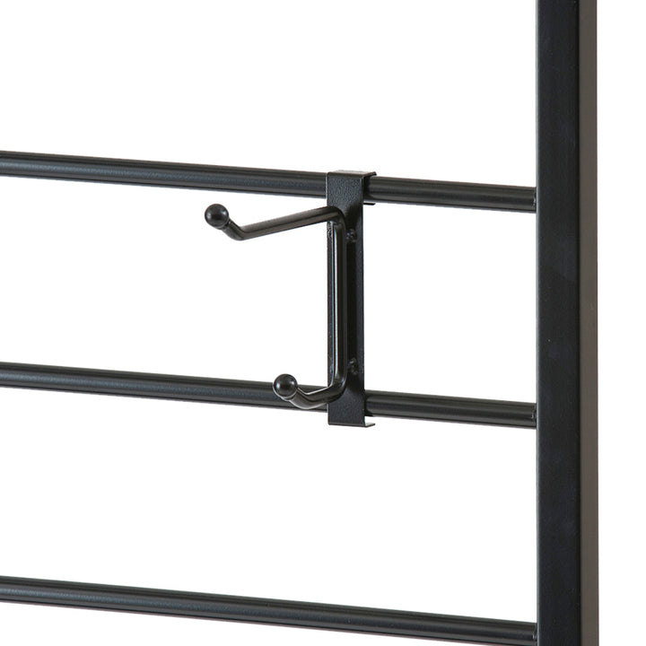 突っ張りラダーラック幅65cmフック4個棚板1枚付きカールデザイン