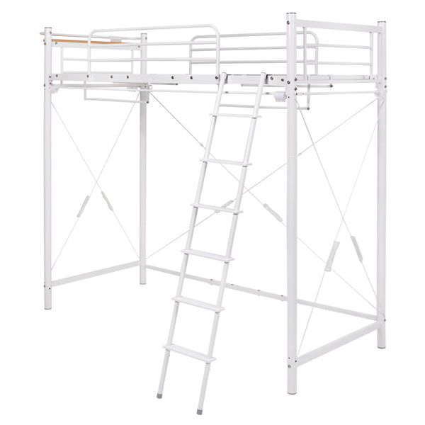 ロフトベッドシングルスーパーハイタイプカーテン取付可能2口コンセント付2WAY