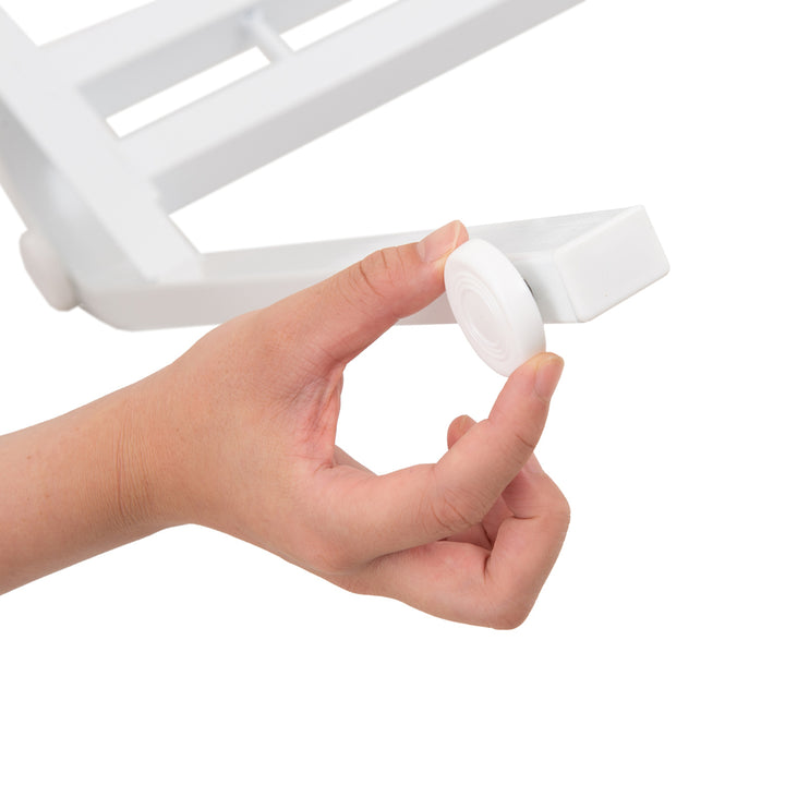 突っ張りコーナーラック4段可動棚日本製