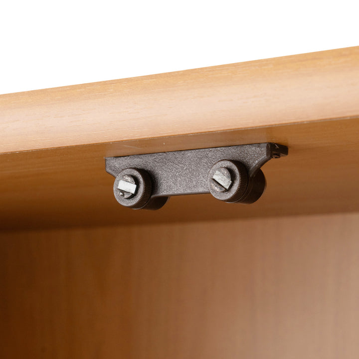 本棚ガラス扉幅80cm桐材完成品日本製