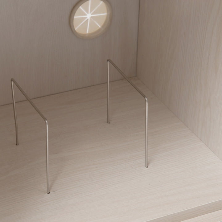 FAX台幅60cm幅木よけホワイト木目