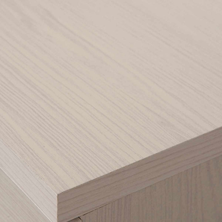 カウンター下収納スリムチェスト幅30cm4段ホワイト木目