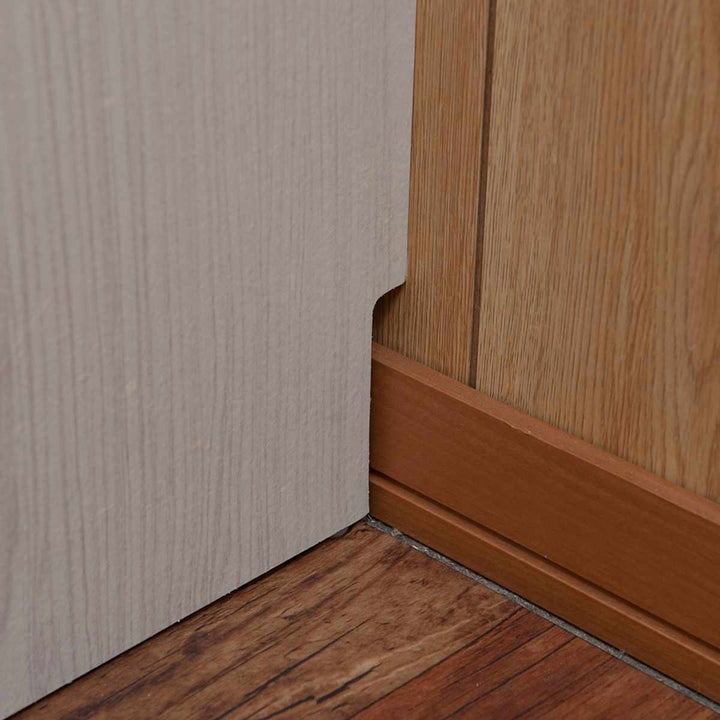 カウンター下収納スリムチェスト幅30cm4段ホワイト木目