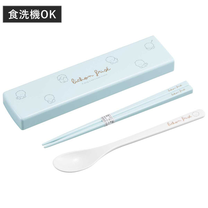 コンビセットもふりーぬ引フタコンビ箸スプーン