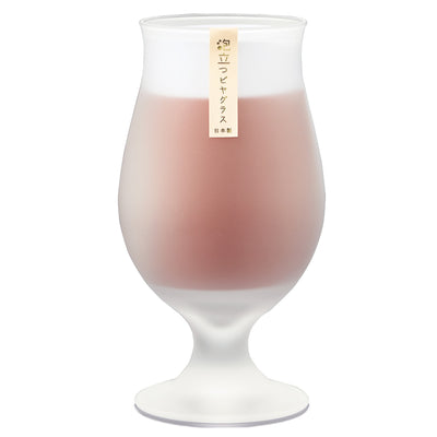 ビアグラス 420ml 泡立つビヤグラス ステムグラス