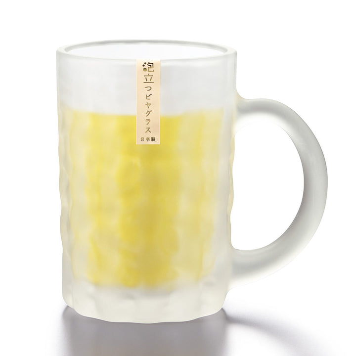 ビアグラス425ml泡立つビヤグラスジョッキ