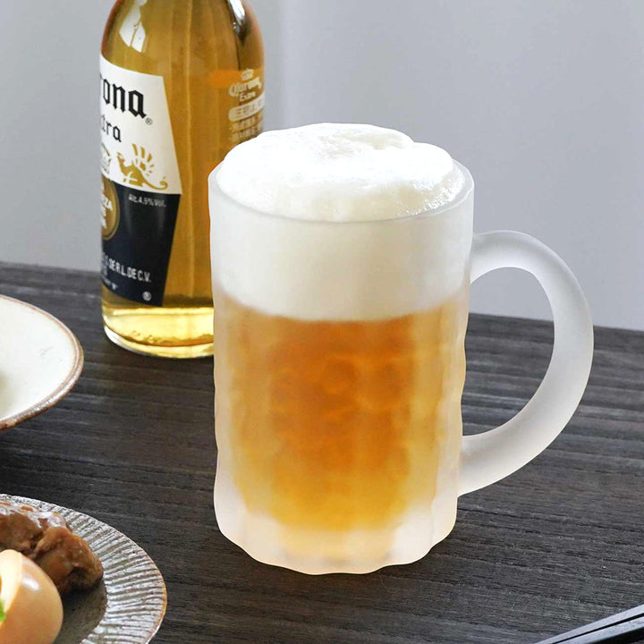 ビアグラス425ml泡立つビヤグラスジョッキ