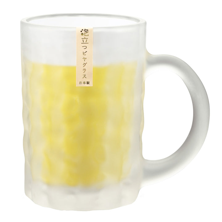 ビアグラス425ml泡立つビヤグラスジョッキ