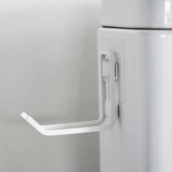 山崎実業Plateフィルムフックトイレ用品収納フックプレートホワイト