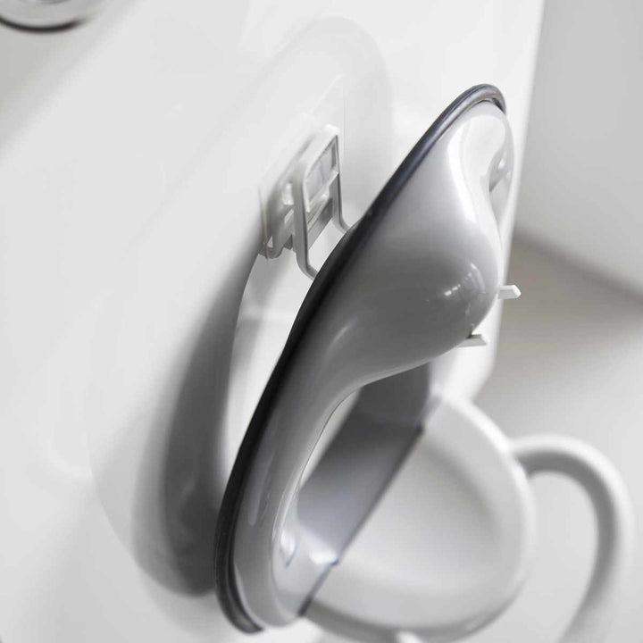 山崎実業Plateフィルムフックトイレ用品収納フックプレートホワイト