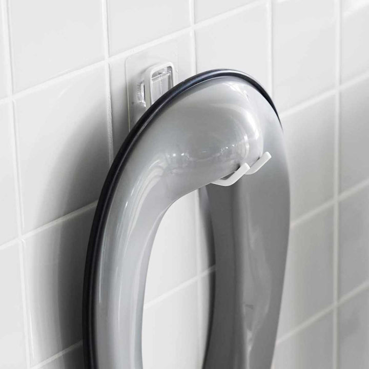 山崎実業Plateフィルムフックトイレ用品収納フックプレートホワイト