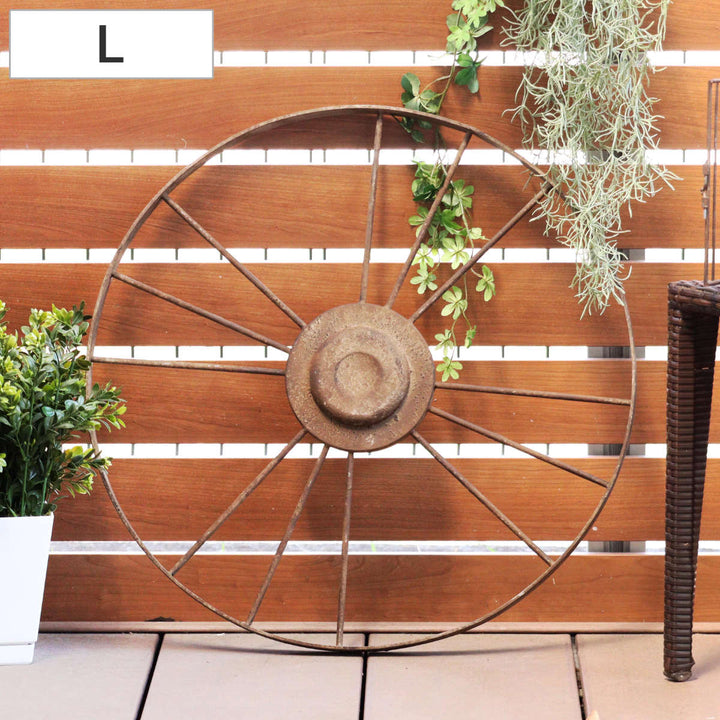 ガーデンオーナメントヴィンティーホイールL
