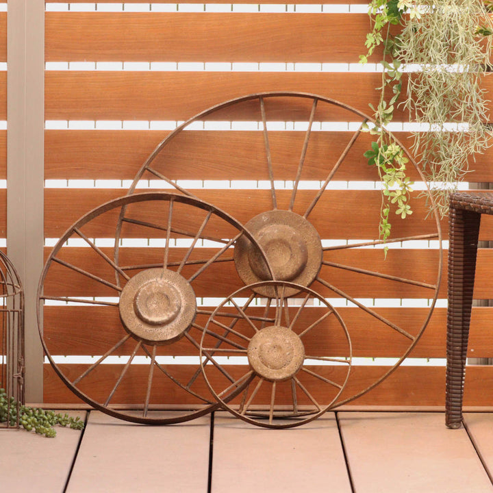 ガーデンオーナメントヴィンティーホイールL