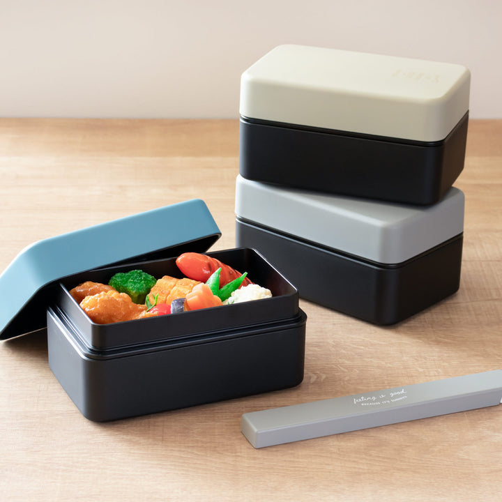 弁当箱800mlFIG塗2段ランチボックス