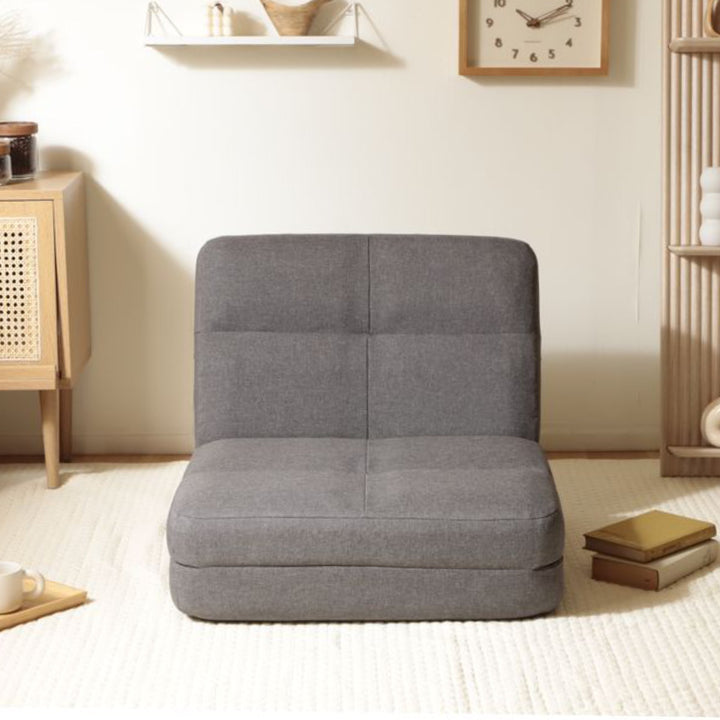 ローソファ1人掛け幅60cmソファベッド4wayダリアン生地