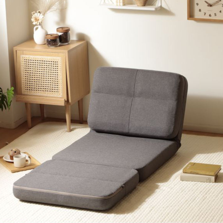 ローソファ1人掛け幅60cmソファベッド4wayダリアン生地