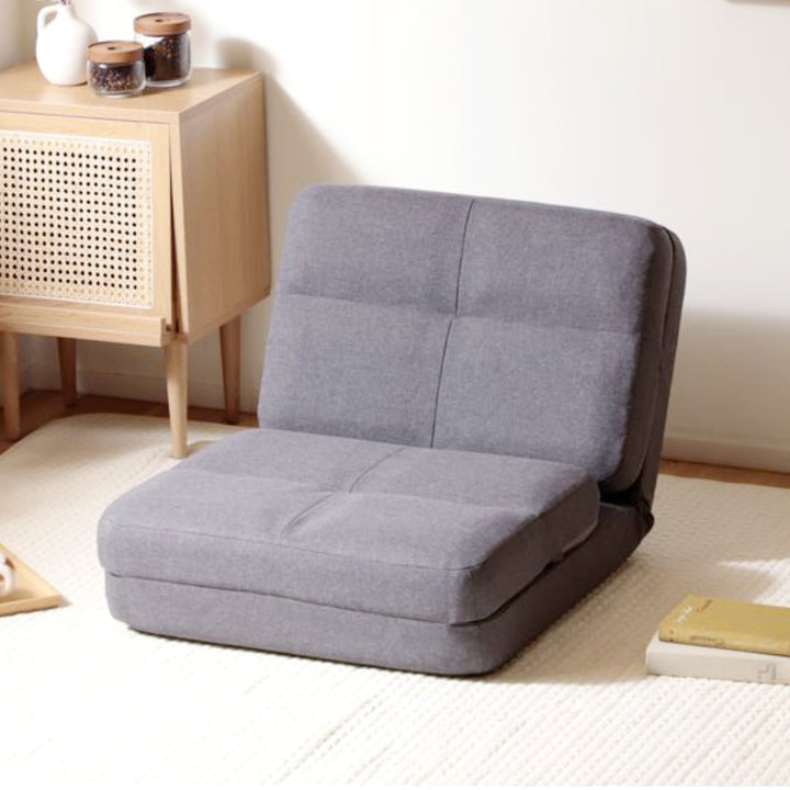 ローソファ1人掛け幅60cmソファベッド4wayダリアン生地