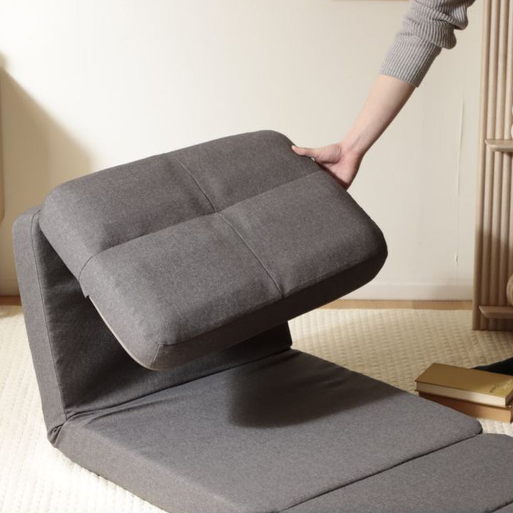 ローソファ1人掛け幅60cmソファベッド4wayダリアン生地