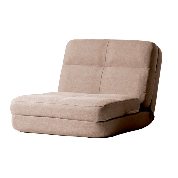 ローソファ1人掛け幅60cmソファベッド4wayダリアン生地