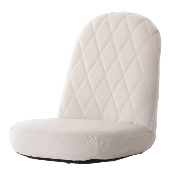 座椅子幅49cmコンパクトベロア生地14段階リクライング