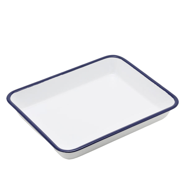 角バット15枚取ホーロー製月兎印オーブン対応日本製