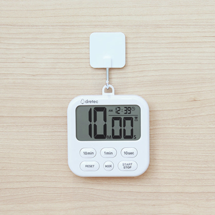 キッチンタイマーシャボン6デュオ置き型壁掛けマグネット付きドリテック