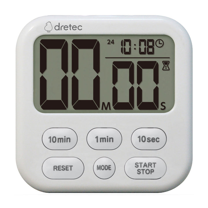 キッチンタイマーシャボン6デュオ置き型壁掛けマグネット付きドリテック