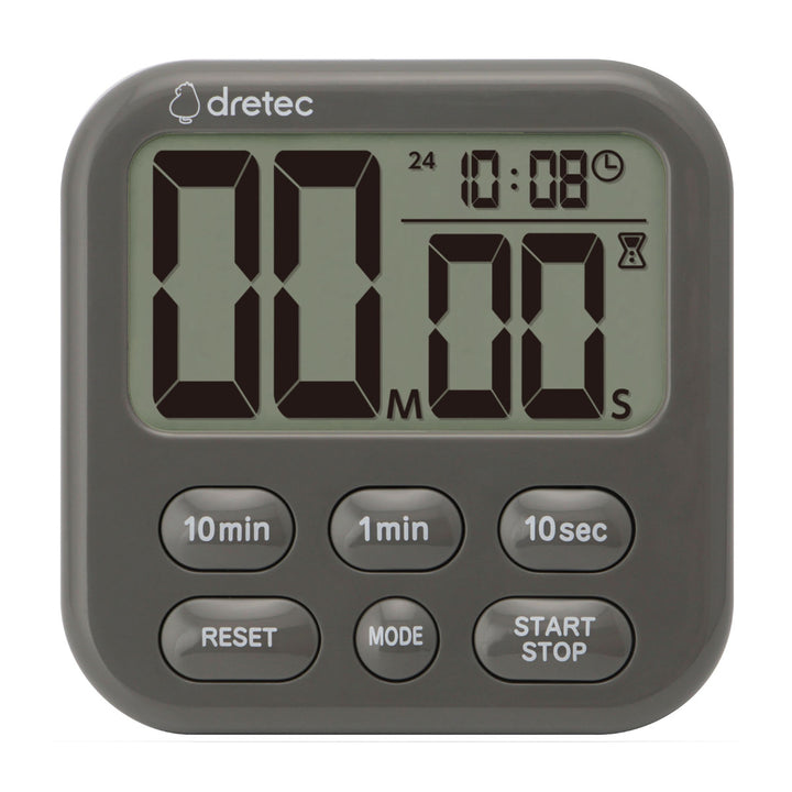 キッチンタイマーシャボン6デュオ置き型壁掛けマグネット付きドリテック