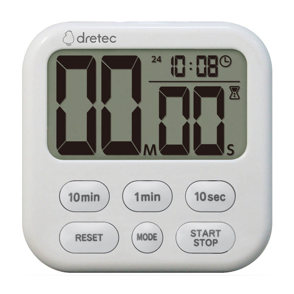 キッチンタイマーシャボン6デュオ置き型壁掛けマグネット付きドリテック