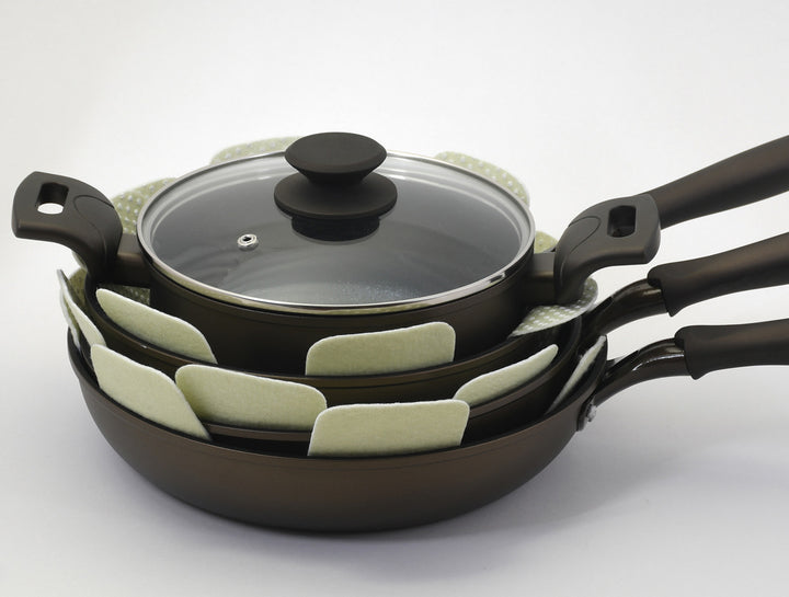 保護マットフライパン鍋トルティーノマルチポットフライパン保護マット3枚入